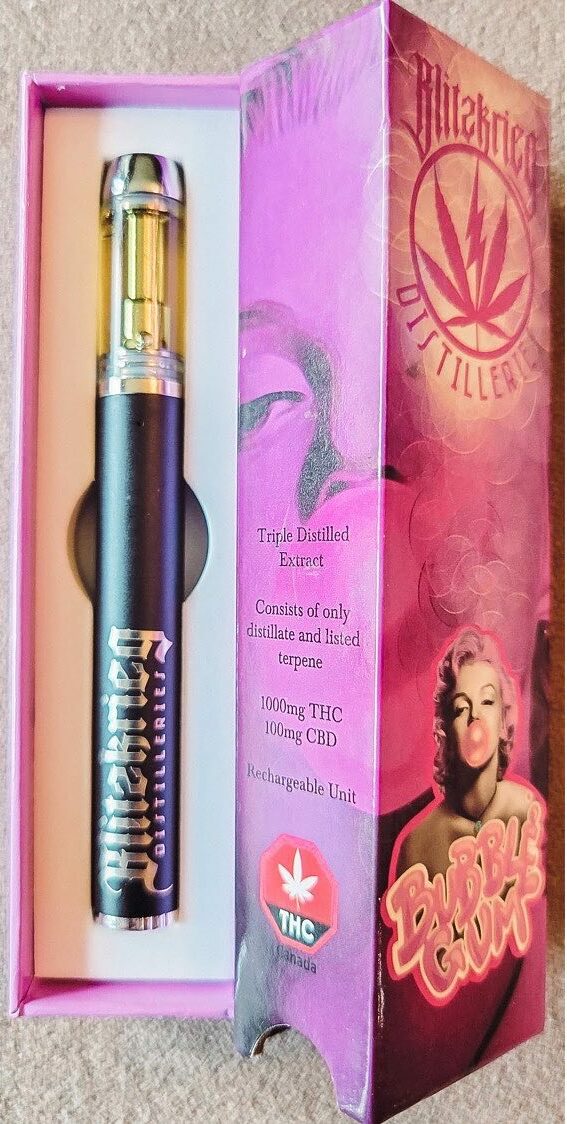 Bubble Gum Vape Pen and box product image